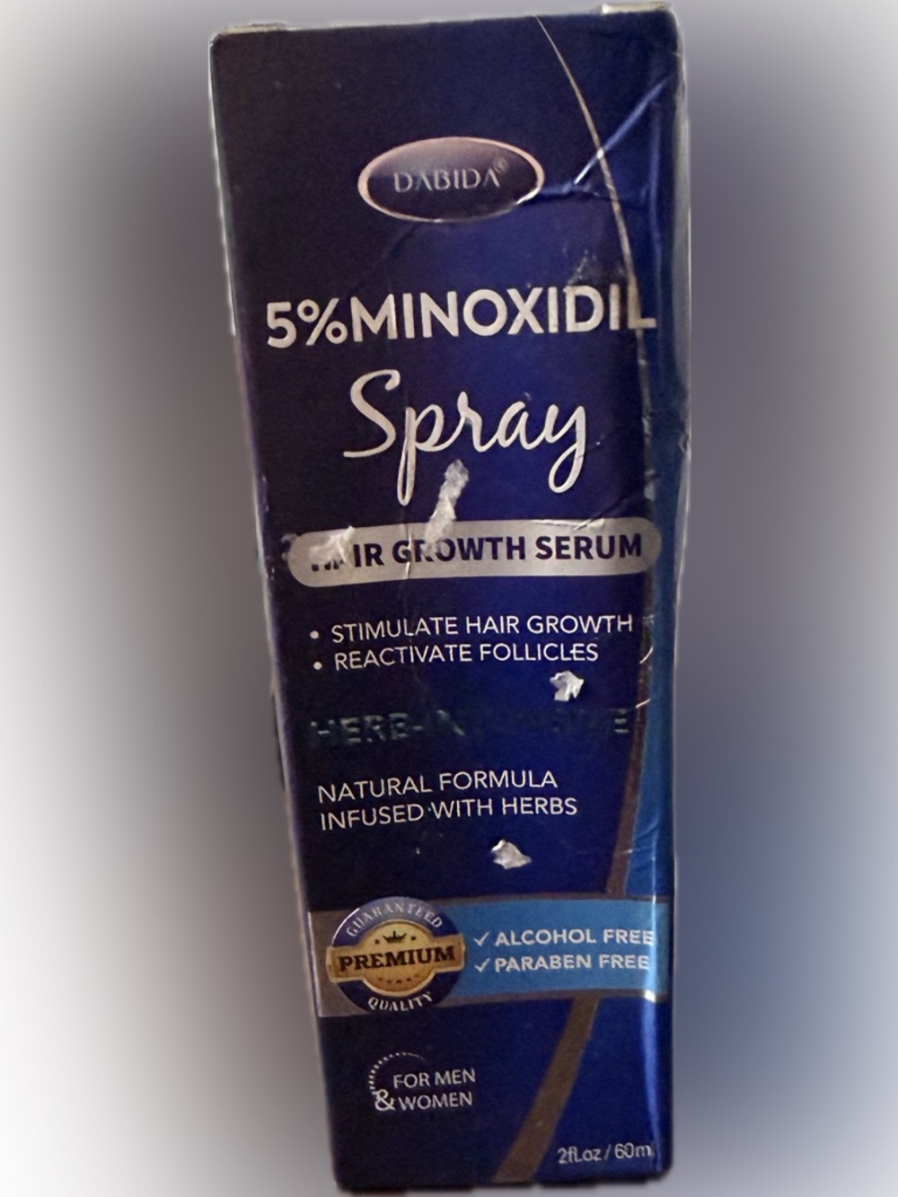 Haircare Spray in Deep Blue Box